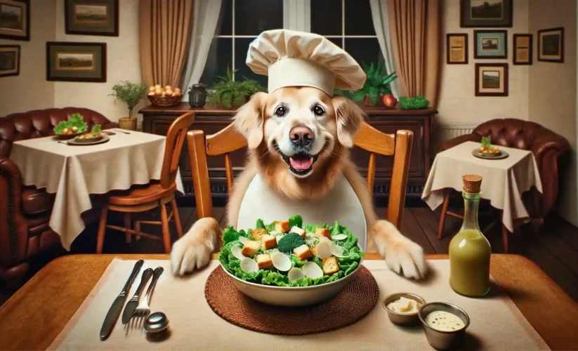 can dogs eat caesar salad