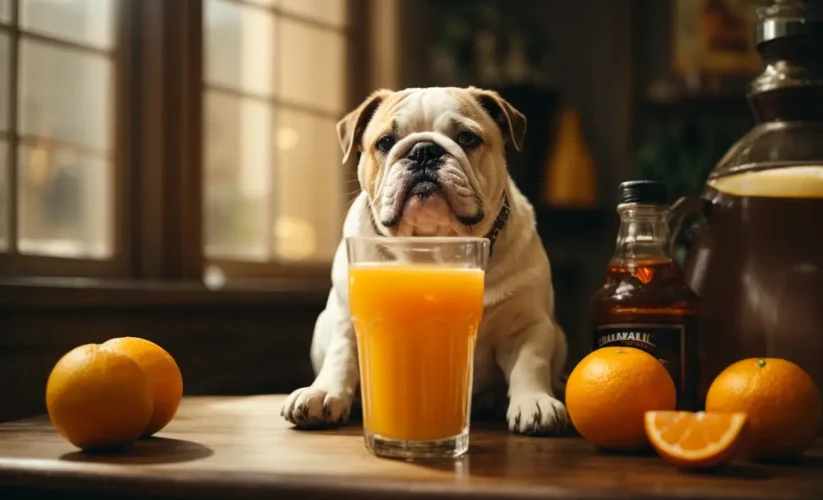 can dogs drink oj