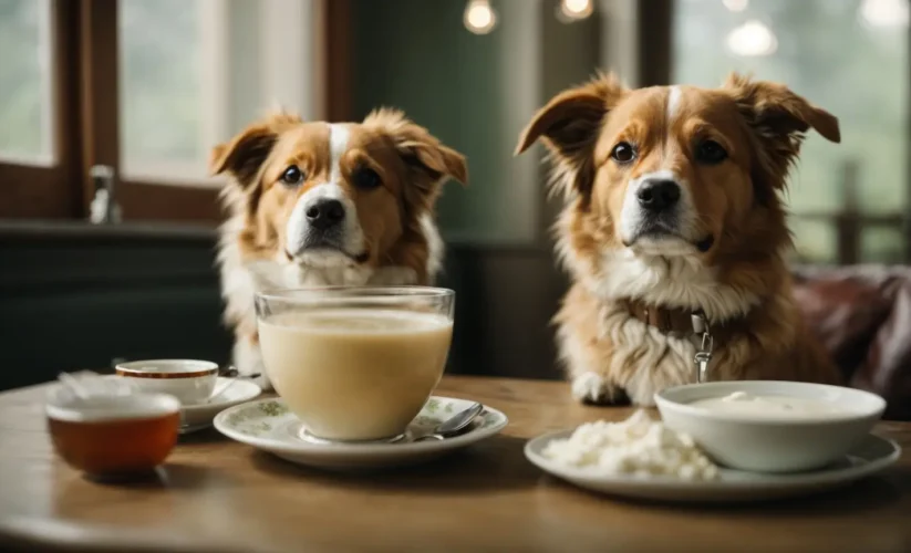 can dogs drink tea with milk