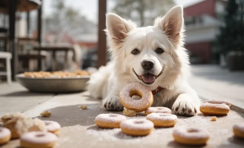 Can dogs eat powdered donuts?