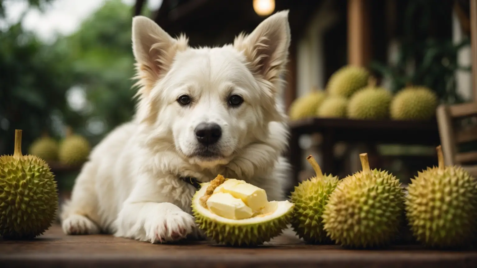 Can dogs eat durian?