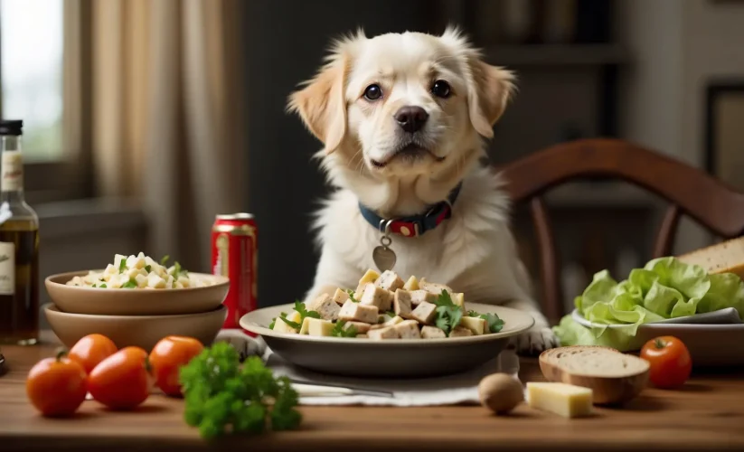 can dogs eat chicken salad