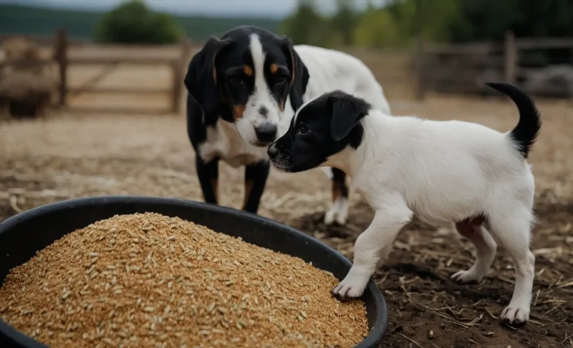 can dogs eat goat feed