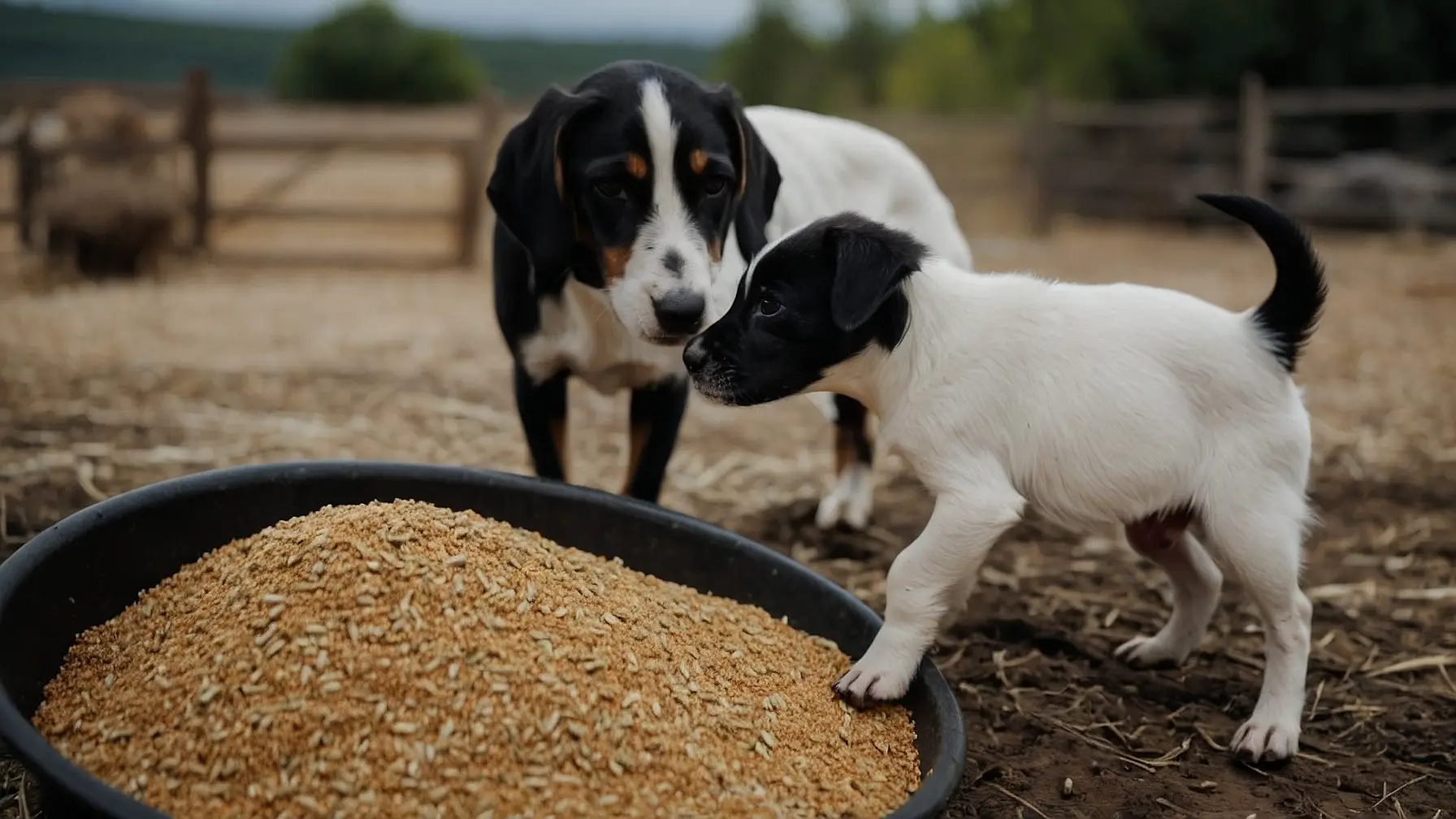 Can dogs eat goat feed?